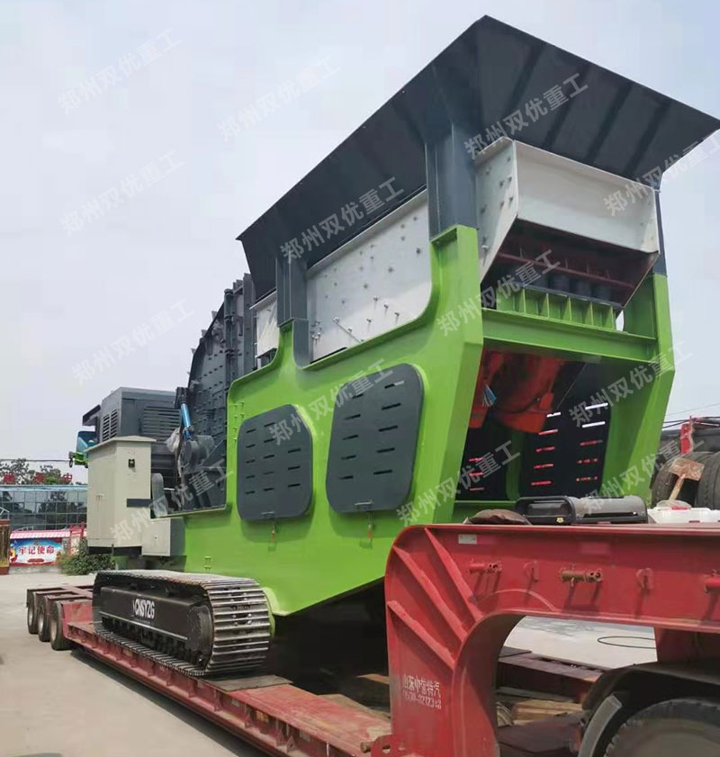時產(chǎn)200噸移動式建筑垃圾粉碎機(jī)